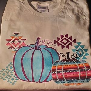 Aztec pumpkin shirt